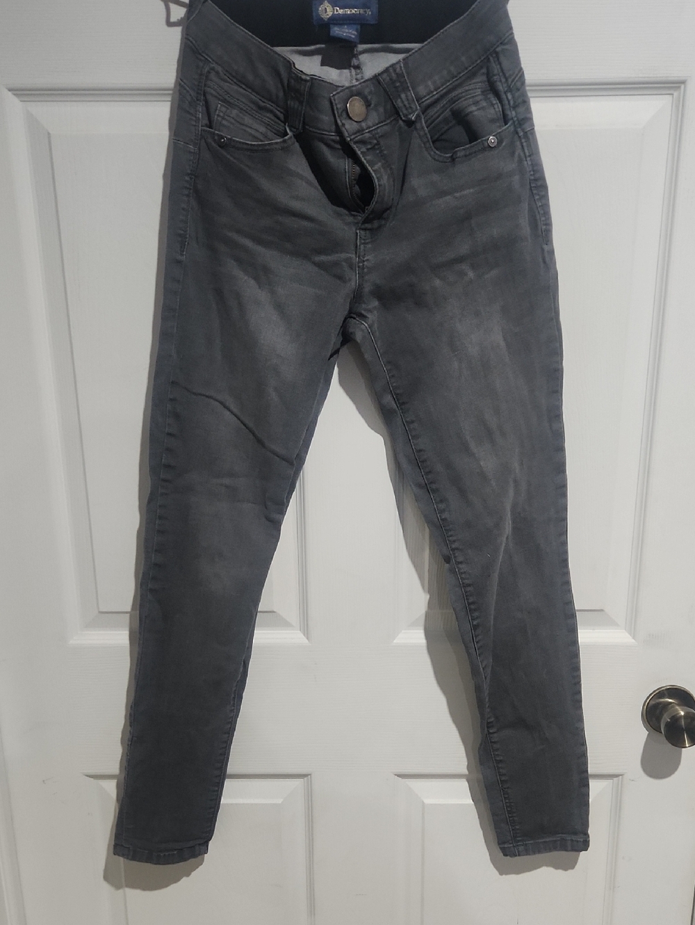 Democracy Charcoal Gray Skinny Jeans